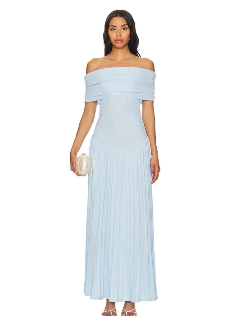 LIONESS Field Of Dreams Dress in Light Blue